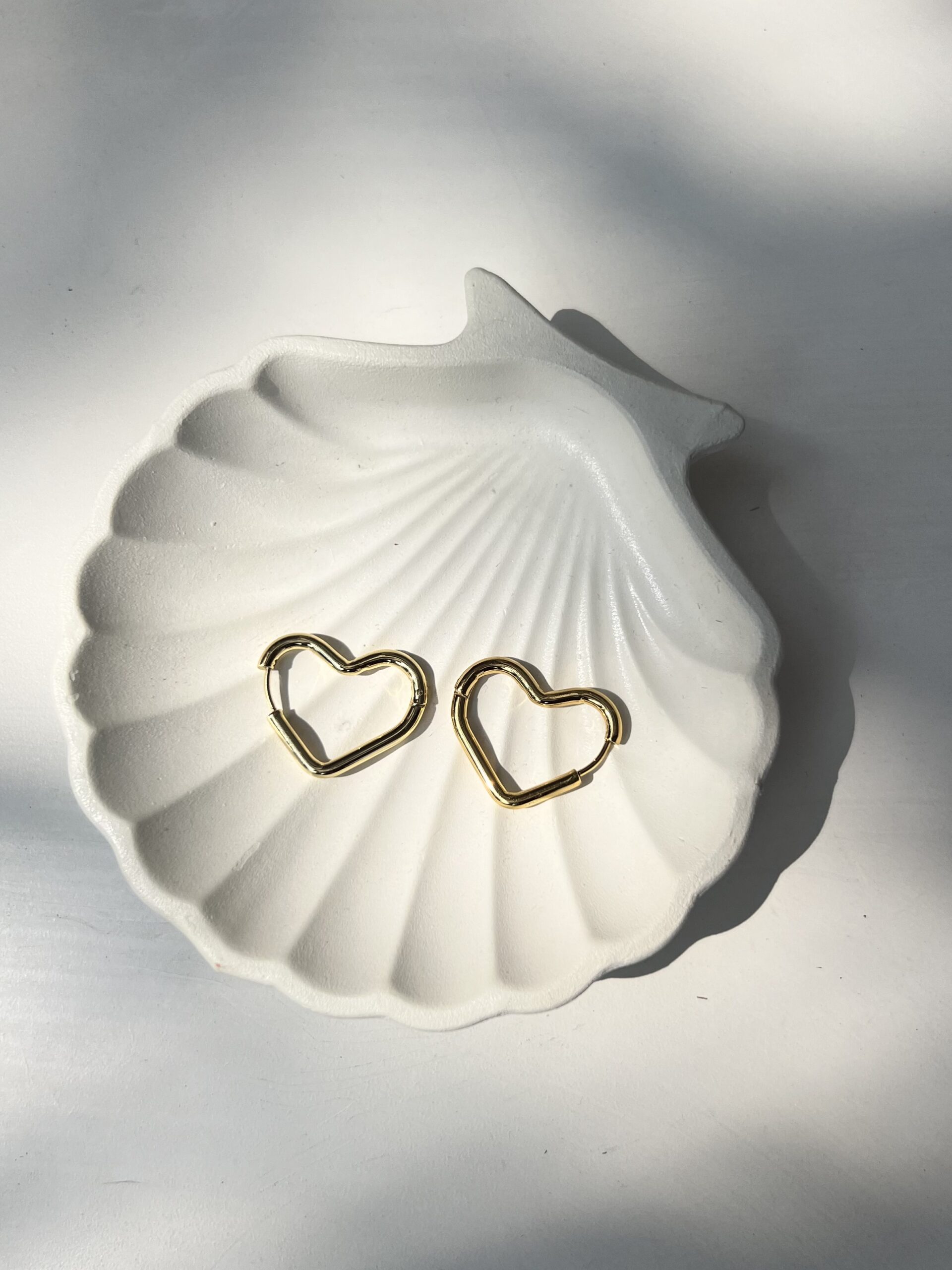 Golden Heart Earring